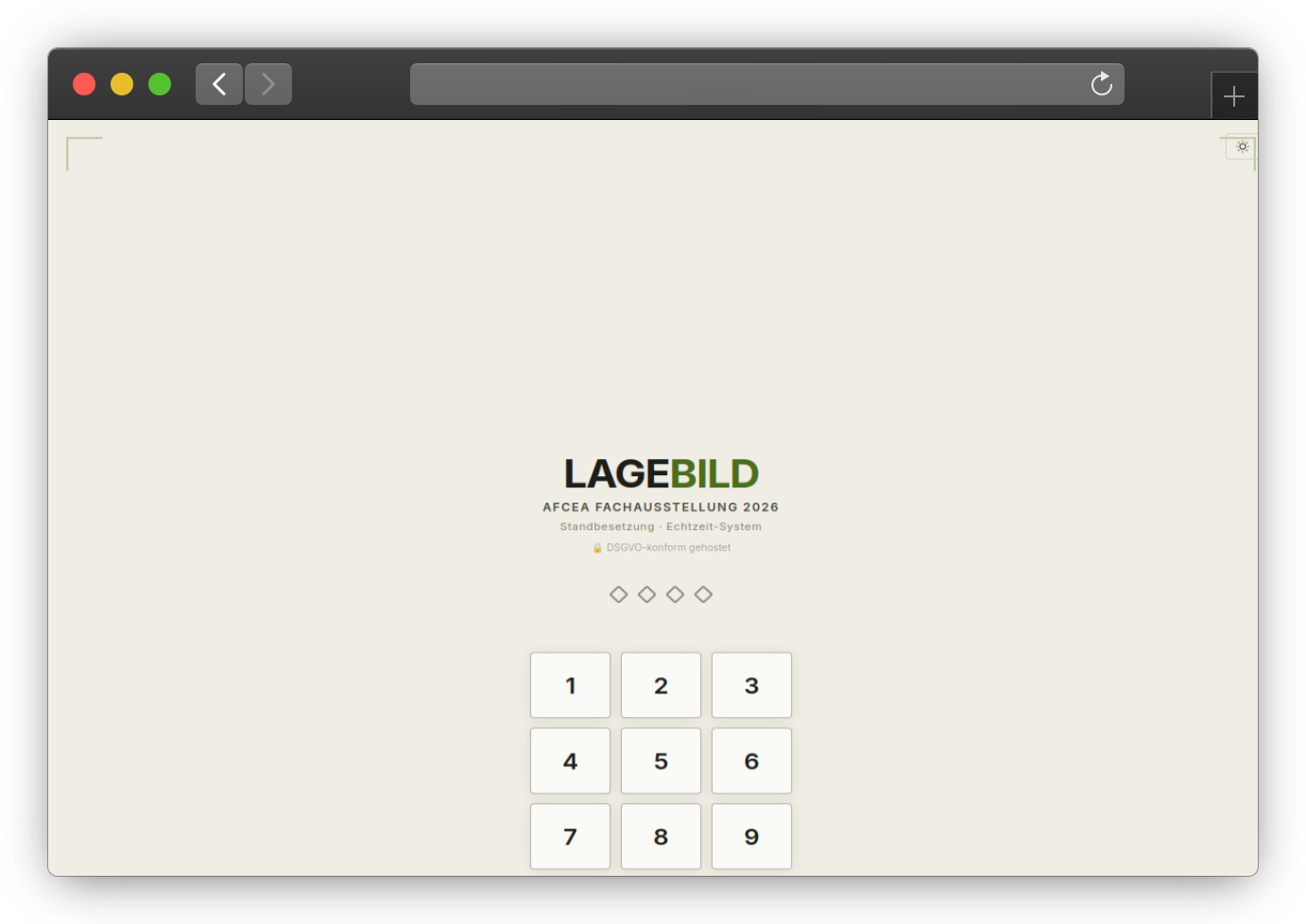 Lagebild — Messe Standbesetzung